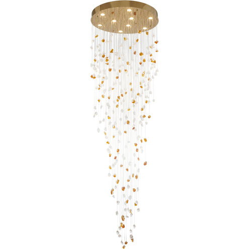 Canada 9 Light 32 inch Brass Chandelier Ceiling Light